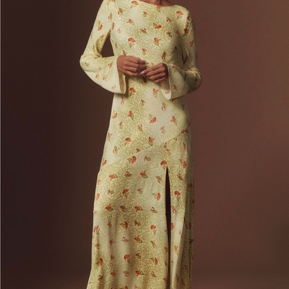 bhldn long sleeve high neck floral a line mini dress Simple A-Line Wedding Dresses Off Shoulder Ankle Length Satin Tulle Short Sleeve Elegant Bridal Gowns On Sale